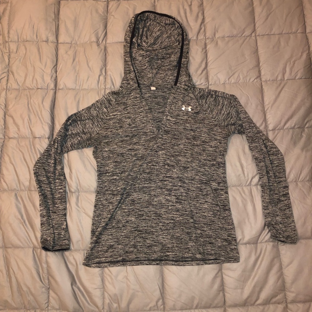 Under Armor Dry Fit V-Neck Pullover Hoodie